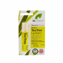 DR.ORGANIC Teepuu huulepalsam 5,7ml