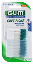 GUM® Soft-Picks™ Large, Fluoriidiga 40tk