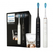 UUS! Philips Sonicare DiamondClean 9000 elektriliste hambaharjade komplekt (2 käepidet, 2 laadijat)